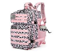 Lovelinks21 25L Military Tactical Backpack, Leopard Pink, S Unisex-Adult