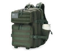 Lovelinks21 25L Tactical Backpack Waterproof Military Tactical Backpack for Men and Women Assault Pack Small Travel Backpack, Army Green, S, Daypack Backpacks