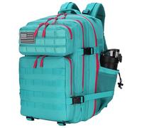 Lovelinks21 25L Tactical Backpack Waterproof Military Tactical Backpack for Men and Women Assault Pack Small Travel Backpack, Neon Teal, S, Daypack Backpacks