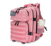 Lovelinks21 25L Waterproof Military Tactical Backpack for Men Women Travel Backpack Small, pink, S, Daypack Backpacks