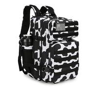 Lovelinks21, 3 Day Tactical Assault Backpack 45L Molle Waterproof Backpack, Cow Color, L