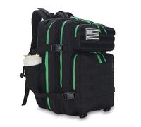 Lovelinks21 45L Tactical Assault Backpack 3 day assault pack with Molle Waterproof backpack Rucksack for Tactical Backpacks, Back Green, L, Tactical