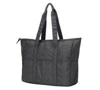 Lovelinks21 Large Tote Bag for Women with Zipper Utility Work Travel Gym Tote Bag Beach Picnic Vacation Shoulder Handbag, Black, L, Tote Bag