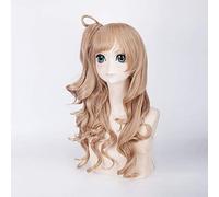 LoveLive Love Live! White Valentine Kotori Minami Cosplay Wig 60cm Long Curly Wavy Synthetic Hair for Women Girl Anime Wig Kotori Minami