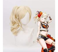 Lovelive! School Idol Festival Miyashita Ai Cosplay Wig Gold Detachable Horsetail Hairpiece Lovelive!school Idol Project Wigs