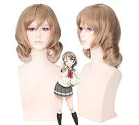 LoveLive!Sunshine!! Watanabe You Short Straight Cosplay Wig for Women Costume Party Anime Wig Flaxen