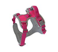 Lovellino Dual Clips No Pull Dog Harness with Handle - Easy On/Off, Comfortable, Durable, No Choke and Ideal for Walking & Training (Pink, Small)