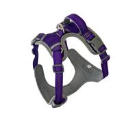 Lovellino Dual Clips No Pull Dog Harness with Handle - Easy On/Off, Comfortable, Durable, No Choke and Ideal for Walking & Training (Purple, Small)