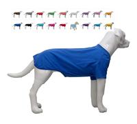Lovelonglong Bulldog Clothes Dog Clothing Blank T-Shirt Tee Shirts for French Bulldog English Bulldog American Pit Bull Pugs 100% Cotton Skin Care Blue B-S