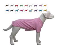 Lovelonglong Bulldog Clothes Dog Clothing Blank T-Shirt Tee Shirts for French Bulldog English Bulldog American Pit Bull Pugs 100% Cotton Skin Care Pink B-M