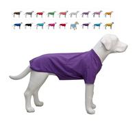 Lovelonglong Bulldog Clothes Dog Clothing Blank T-Shirt Tee Shirts for French Bulldog English Bulldog American Pit Bull Pugs 100% Cotton Skin Care Purple B-M