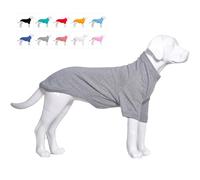 Lovelonglong Dog Pullover Sweatshirt Autumn Winter Cold Weather Dog T-Shirts for Small Medium Large Size Dogs Boston Terrier Clothes Gray XL