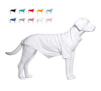 Lovelonglong Dog Pullover Sweatshirt Autumn Winter Cold Weather Dog T-Shirts for Small Medium Large Size Dogs Husky Clothes Off-white XXL