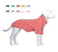 Lovelonglong Dog Pullover Sweatshirt Autumn Winter Cold Weather Dog T-Shirts for Small Medium Large Size Dogs Miniature Schnauzer Shih Tzu Clothes Lotus Pink L