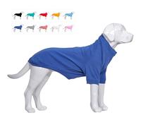 Lovelonglong Dog Pullover Sweatshirt Autumn Winter Cold Weather Dog T-Shirts for Small Medium Large Size Dogs Boston Terrier Clothes Blue XL