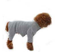Lovelonglong Four Feet Pajamas, Pure Cotton Dog Jumpsuit with 4 Legs, Stylish T-Shirt PJS for Large, Medium, Small Dogs - Gray