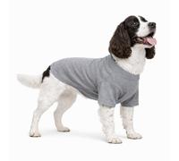 Lovelonglong Pet Clothing Dog Costumes Basic Blank T-Shirt Tee Shirts for Medium Large Dogs Gray XXL+