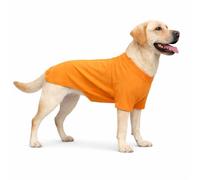 Lovelonglong Pet Clothing Dog Costumes Basic Blank T-Shirt Tee Shirts for Medium Large Dogs Orange XXXL