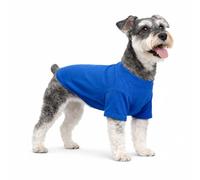 Lovelonglong Pet Clothing Dog Costumes Basic Blank T-Shirt Tee Shirts for Small Dogs Blue L