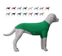 LoveLongLong Spring Summer Cooling Dog T-Shirt with UV Protection and Moisture-Wicking Fabric Blank Color Leaf green XS