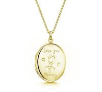LOVELOX Lockets Women's Mummy Personalised Locket in Gold LOVELOX Lockets Gold One Size