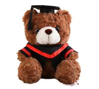 Lovely 23cm Plush Graduate Doctor Bear For Display On Desks Or Bedrooms Adding Warmth Graduation Bear