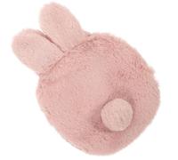 Lovely 300ml Pink Hot Water Bottle with Plush PVC Cover