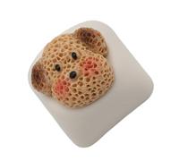 Lovely 3D Dog Key Cap for Mechanical Keyboard Resin Key Cap with Smooth Texture and Easy Installation