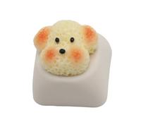 Lovely 3D Dog Key Cap for Mechanical Keyboard Resin Key Cap with Smooth Texture and Easy Installation