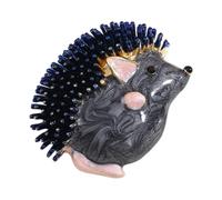 Lovely 3D Hedgehog Brooch Pin with Secure Fastening Vintage Inspired Jewelry Accessories for Daily Wear Fashion Animal Jewelry Accessory