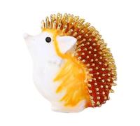 Lovely 3D Hedgehog Brooch Pin with Secure Fastening Vintage Inspired Jewelry Accessories for Daily Wear Colorful Coating Brooch