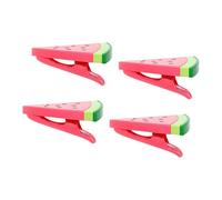 Lovely Animal Beach Towel Clip Set of 4 Strong Grip, Watermelon