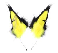 Lovely Animal Ear Hair Hoop Halloween Headdress for Girls Comfortable Daily Wear Not Irritating Plush Fabric Stylish Unisex Animal Hair Band