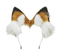 Lovely Animal Ear Shape Women Students Cosplay Animals Hairband Ears Headbands Plush Cartoon Hair Hoop