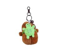 Lovely Animal Keychain Plush With Strawberry Ornament Bag Pendant Purse Decoration For School Office Or Daily Life Capybara Plush Keychain