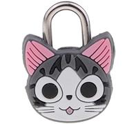 Lovely Animal Mini Small Cartoon Lock Neuheit Vorhängeschloss mit Schlüsseln für Koffer Gepäck, Rucksäcke und Schließfächer DIY Crafting - 2# Katze, wie beschriebenEs ist schön und nützlich.