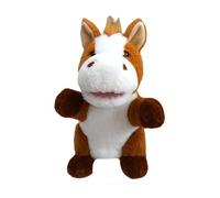 Lovely Animal Stuffed Animals Hand Puppet Movable Mouth Plush Toy for Preschool Learning Interactive Storytelling Pretend Play Games Animal Hand Puppet for Preschoolers