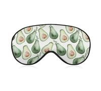 Lovely Avocado Eye Sleep Mask,Super Soft Eye Masks with Adjustable Strap,Ultimate Sleeping Aid,Blindfold,Relax & Relieve Your Fatigue,Puffy Eyes