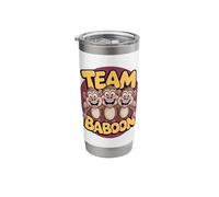 Lovely Awesome Modern Old Bold World Aesthetic Bright Baboon Stainless Steel Insulated Tumbler