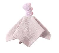 Lovely Baby Soother Doll Crocheted Animal Appease Comforting Towel Pacify Handkerchief for Newborns and Toddler Soother Toy