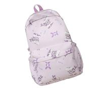 Lovely Bear Print Backpack School Backpack Large Capacity Girl Travel Teens Korean Styles Travel Bear Print School Large Capacity