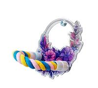 Lovely Bird Looking Glasses Stand Toy Rest Perch For Small To Large Bird Cage Accessories Baby Perch