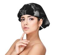 Lovely Black Labrador Dog,Adjustable Silk Hair Wrap Adult's Satin Sleeping Cap Hair Women's Elastic Sleep Bonnet