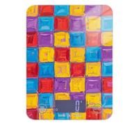 Lovely Block Colorful Yellow Red Blue Dieting Food Scales for Kitchen 11lb/0.18oz, 5kg/5g Accurate Digital gram Scales with 4 Unit for Spices Spices Spices báscula para pesar comida