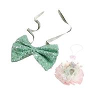 Lovely Bowknot Pet Collar Flexible Princess Crowns for Various Sizes Unique Bowknot Suitable for Dog Crowns Pet Collar
