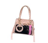 Lovely Bows Crossbody Bag PU Leather Shoulder Clear Itabag Pin Display Japanese Styles Messengers Japanese Crossbody Pu Leather Itabag Bows Shoulder Uniform Handbag