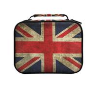 Lovely British Flag Union Jack Colored Pencil Bag Large Capacity Pencil Case for Colouring Pencils Pen Bag Marker Organizer