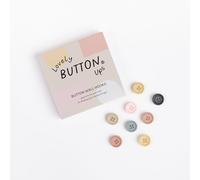 Lovely Button Ups ® Button Wall Hooks - Boho Collection #01 - Damage Free Wall Hooks - No Tools Required - Pops Up in Seconds - No Fuss - No Mess - Interchangeable - Holds up to 300g
