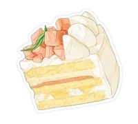 Lovely Cake Note Pad Stickier Note Stickier Pad Sweet Station Series Memos for Workers Lovely Memos