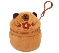 Lovely Capybara Coin Purse Headphone Storage Bag Change Purse Pendant Cartoon Animal Coin Pouches Plush Headphone Case Storage Bag Lovely Capybara Pendant Plush Change